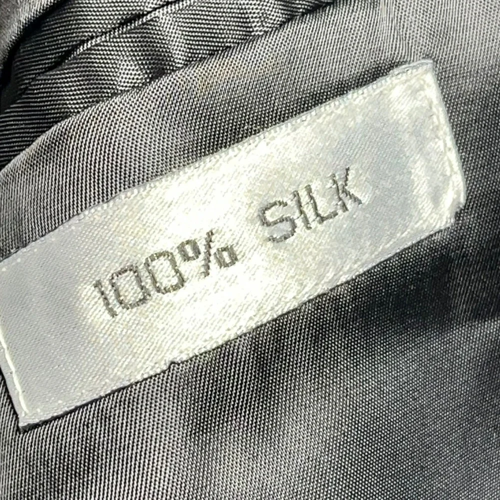 Gianfranco Ruffini Mens Blazer Herringbone Silk suit Jacket Sport Coat Italy 42S